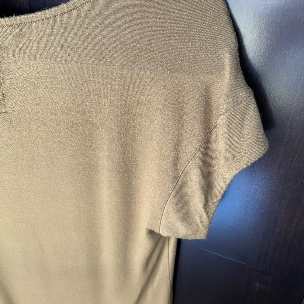 Maeve Camel Front tie dress - Picture 4 of 7